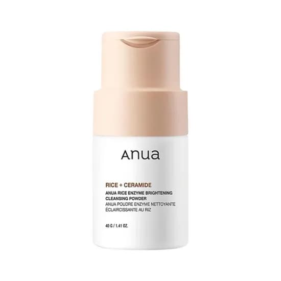 Limpiador Facial Anua Rice + Ceramide Enzyme Brightening Powder 40GR