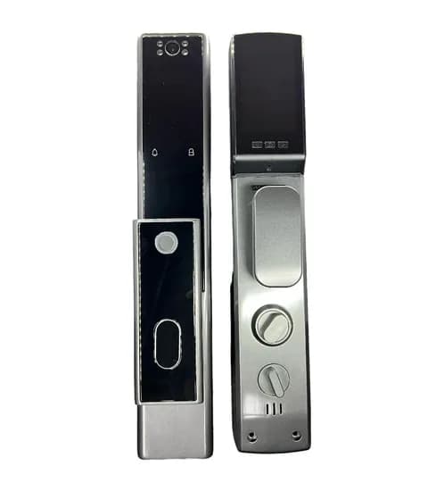 Fechadura Digital S928-1MAX Wifi Usmart Go/Cartão/Chave Cinz