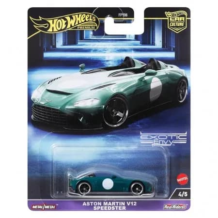 Car Hot Wheels Premium Aston Martin V12 Speed Ster 0255