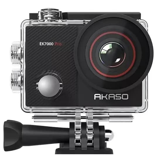 Câmera de Ação Akaso EK7000 Pro - 4K - 20MP - Wi-Fi - Preto