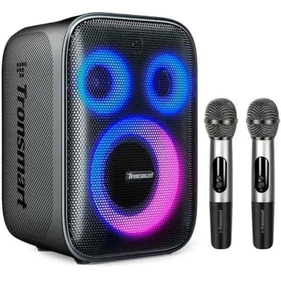 Speaker Tronsmart Halo 200 com 2 Microfones / Bluetooth / 120W / IPX4 - Preto