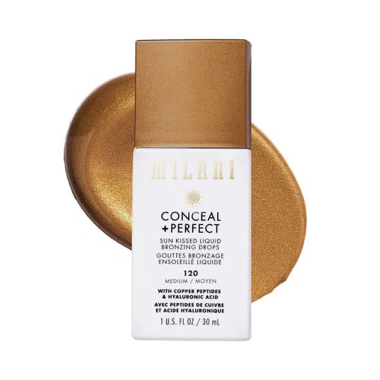 Gotas Bronceadoras Milani Conceal + Perfect Sun Kissed Liquid 120 Medium/Moyen 30ML
