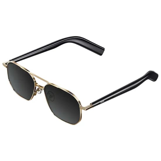 Óculos Smart Xiaomi Mijia Audio Glasses Aviator - Bluetooth - com Speaker e Microfone - Gold