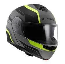 Capacete para Motociclista LS2 FF908 Strobe 2 Monza Matt Black Grey Yellow
