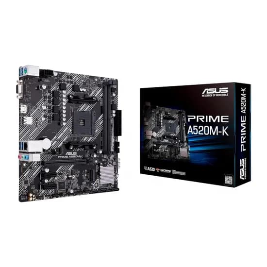 MB AM4 Asus A520M-K Prime M.2/VGA/HDMI