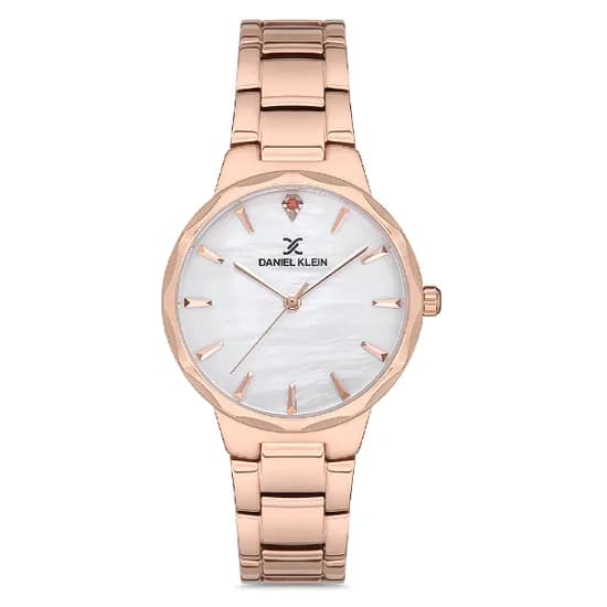 Relógio Analógico Feminino Daniel Klein DK.1.12702-2 Premium Ladies / Pulseira de Aço Inoxidável - Rose Gold