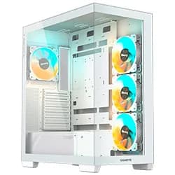 Gabinete Gamer Gigabyte GB-C500PI Panoramic Stealth Ice Mid Tower / 4 Cooler / Argb - Branco