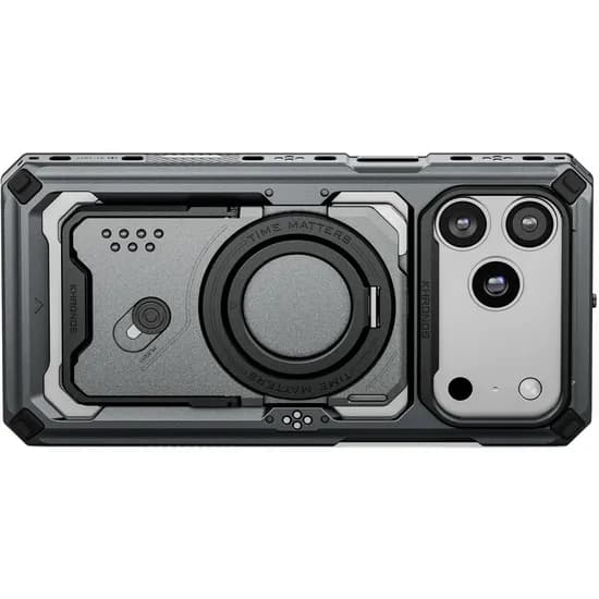 Estojo Protetor Tilta Khronos para iPhone 17 Pro Max - Space Gray (TK-IP17-PMFC-SG)