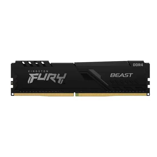 Memória Ram Kingston Fury Beast 16GB DDR4 3600MHZ - Preto KF436C18BB/16