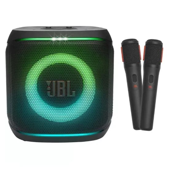 Caixa de Som JBL Partybox Encore 2 Plus com 2 Microfones