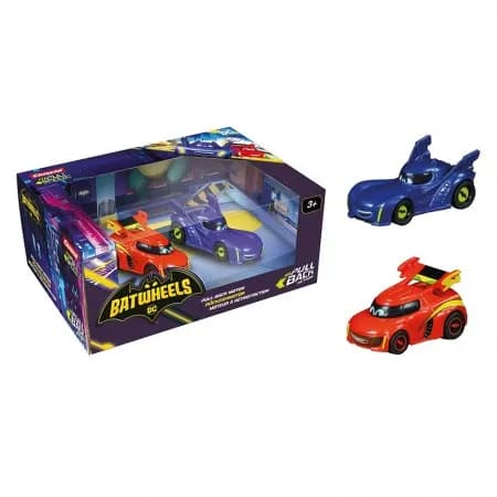 Carrera Batwheels Bam VS Red Twin Pack-Pullback 0240
