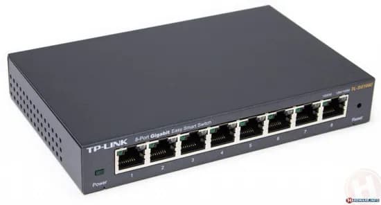 Hub 8 Portas TP-Link TL-SG108E 10/100/1000 Easy Gerenciável Gigabit Ethernet