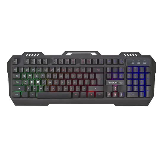 Argom Teclado ARG-KB-2056BK RGB Gaming Ingles Negro