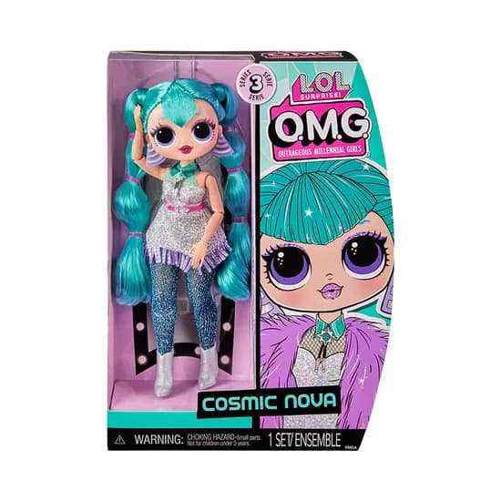 Muñeca L.O.L Surprise O.M.G Fashion Doll Serie 3 Cosmic Nova 588566EUC
