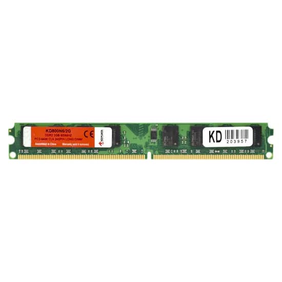 Memória Ram Keepdata 2GB DDR2 800MHZ - KD800N6/2G