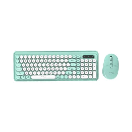 Teclado Con Mouse FTX FTXGK02 Wireless Dual-Mode Green