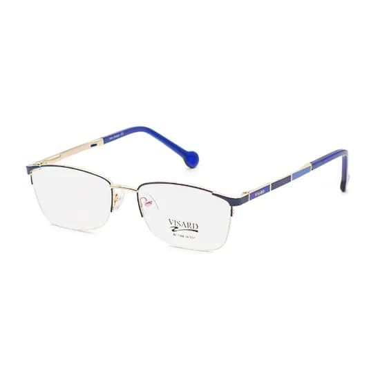 Armação para Óculos de Grau Visard BF7060 C3 Tam. 54-17-140MM - Azul/Dourado