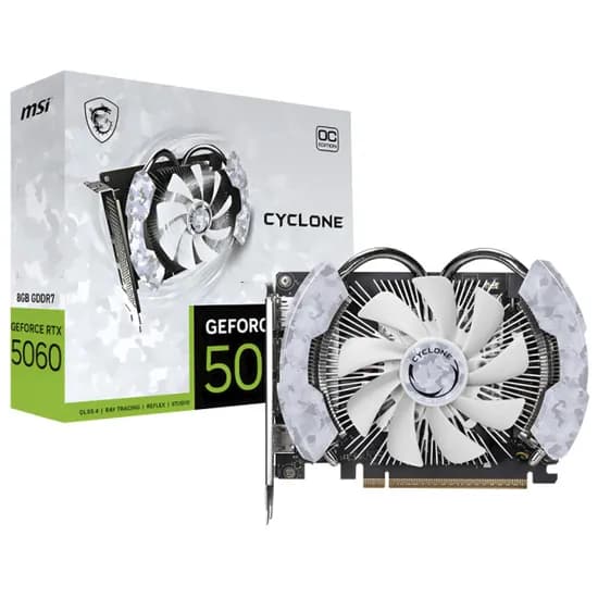 Placa de Vídeo MSI 8GB RTX5060 Cyclone Oc 912-V812-205
