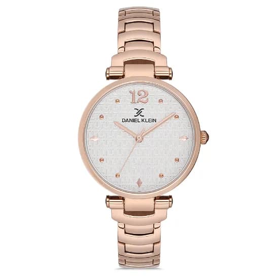 Relógio Analógico Feminino Daniel Klein DK.1.12751-4 Premium Ladies / Pulseira de Aço Inoxidável - Rose Gold