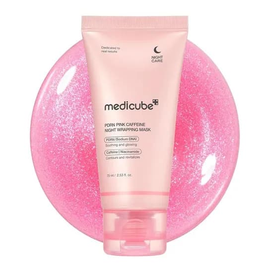Medicube PDRN Pink Caffeine Night Wrapping Mask 75