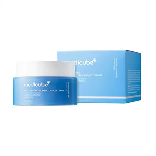 Creme Facial Medicube Hyaluronic Moisturizing Capsule Cream 55G