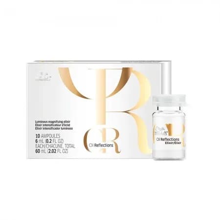 Ampolas de Tratamento Wella Professionals Oil Reflections Magnifying Elixir 6ML 10PCS
