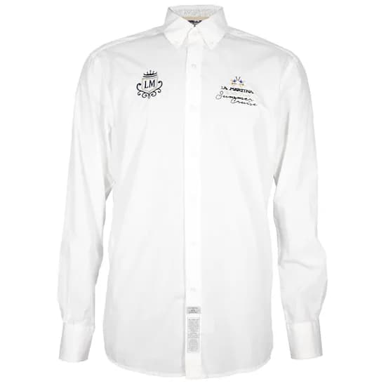Camisa La Martina Masculino Eq.JMC602 06 - Branco