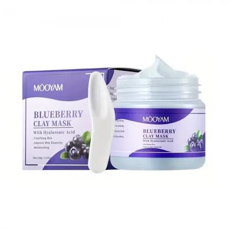 Mascara de Argila Mooyam Blueberry With Hyaluronic Acid 120G