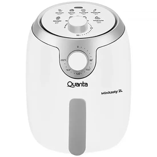 Fritadeira Elétrica Quanta Minitasty QTAF230 1.000 Watts 2 Litros 127V ~ 60HZ - Preto/Prata