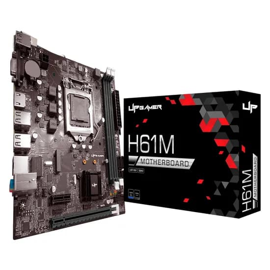 Placa Mãe Up Gamer H61MDR3 DDR3 Socket LGA 1155 Chipset Intel H61 Micro ATX