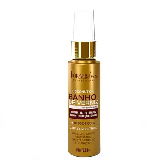 Óleo para Cabelo Forever Liss Coco Banho de Verniz 60ML