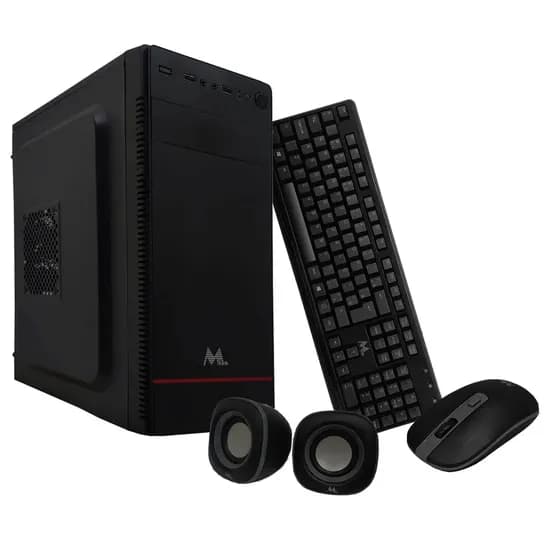 Gabinete Mtek Kit Barebone DK04 Mouse + Speaker + Teclado Português 180W