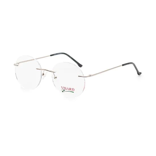 Armação para Óculos de Grau Visard Mod.7016 Col.04 Tam. 50-18-140MM - Prata