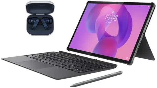 Kit Tablet Lenovo Idea Tab Pro 12,7" 8GB/256GB Luna Grey + Moto Buds