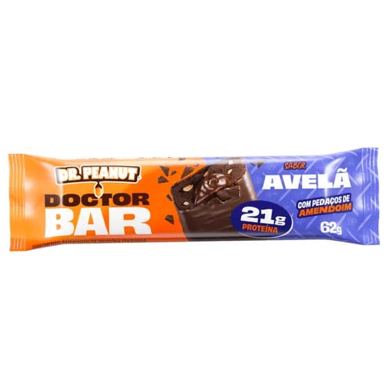 DR. Peanut Barra de Proteína Sabor Avelã 62G Unidade