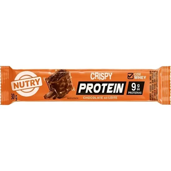 Dep. Barra de Cereal Nutry Crispy Protein Chocolate 12X30GR