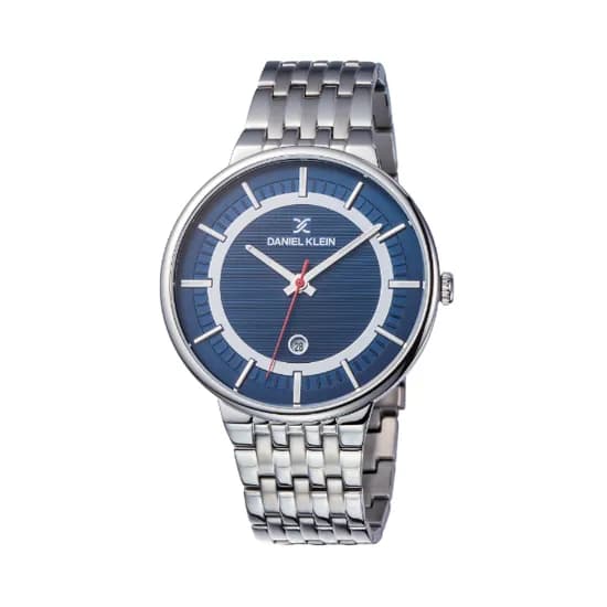 Relógio Analógico Masculino Daniel Klein Fiord DK12010-3 - Prata/Azul