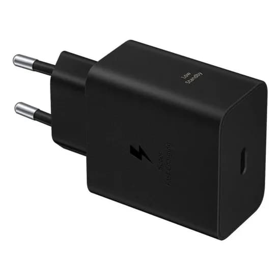 Carregador Samsung Tipo C EP-T6010BK 60W Carga Super Rápida - Black