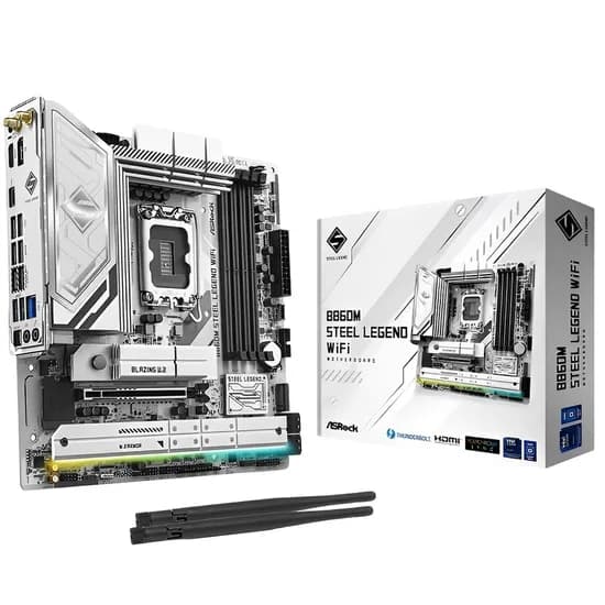 Placa-Mãe Asrock B860M Steel Legend Wifi LGA 1851 DDR5