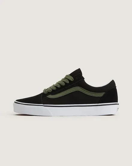 Calzado Vans Old Skool Negro Verde
