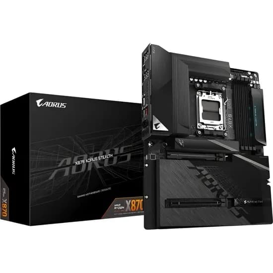 Placa Mãe Gigabyte X870 Aorus Stealth AM5 DDR5