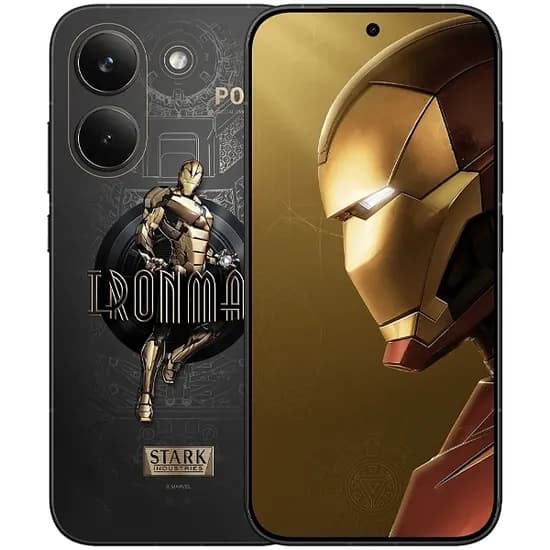 Celular Xiaomi Poco X8 Pro Iron Man Edition NFC Dual Sim de 512GB/12GB Ram de 6.59" 50+8MP/20MP - Preto (Global) (CX Slim)