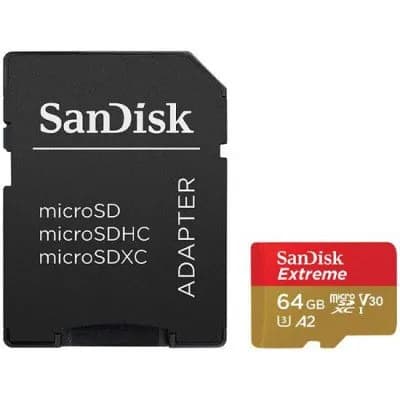Cartao Micro SD 64GB Sandisk Extreme SDXC 170/80
