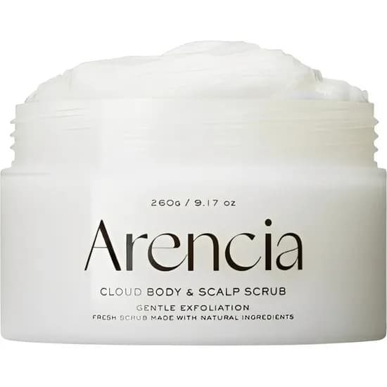 Esfoliante Corporal e Capilar de Sal Marinha Arencia Fresh Cloud Body & Scalp Scrub - Chá Branco & Neroli 260G