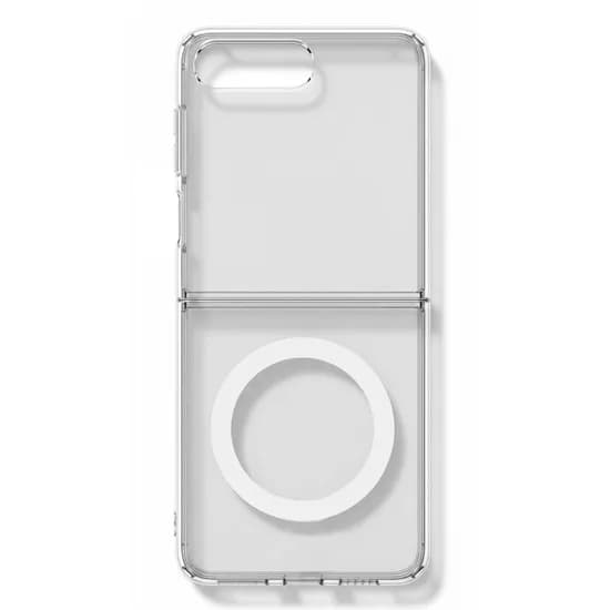Capa Clear Case Magnético para Samsung Z Flip 7 - Transparente