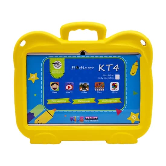 Tablet Rodicar Kids KT4 / 7" / 6GB / 128GB / 4000MAH / 2.0MP + 5.0MP / Android 12.0 - Amarelo