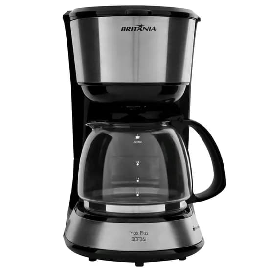 Cafeteira Britania BCF36I - 30 Cafes / Preto / 110V
