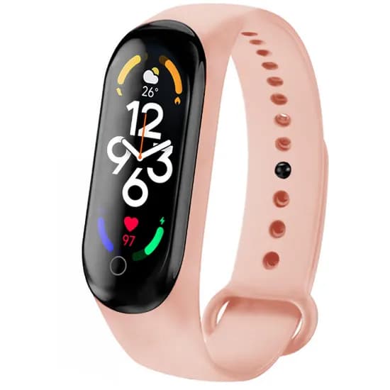 Relogio Smartwatch Smart Band 8 M8 com Bluetooth - Rosa