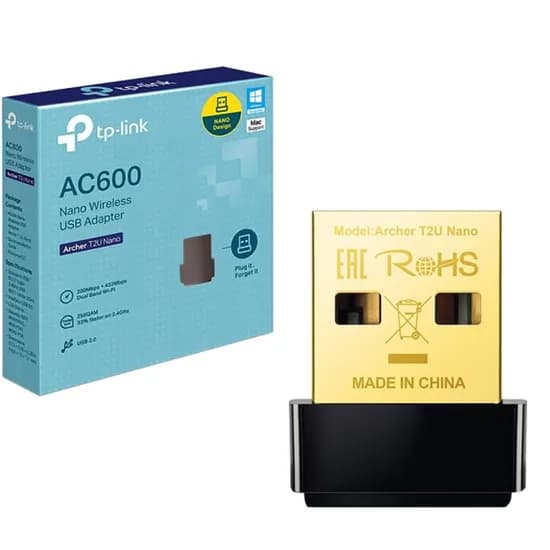 Wir. USB TP-Link Archer T2U Nano AC600 Dual Band
