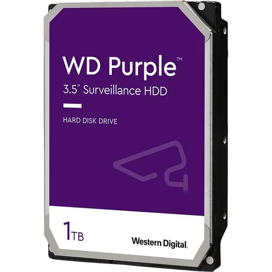 Disco Rígido de Vigilância Western Digital WD Purple 1 TB (WD11PURZ) (Garantia Brasil)